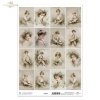 portrety, chłopcy, styl vintage, sepia, czytanie książek, klasyczne stroje, estetyka retro, akwarela, dziewczynka, kwiaty, konwalie, wianek, delikatność, pastelowe barwy